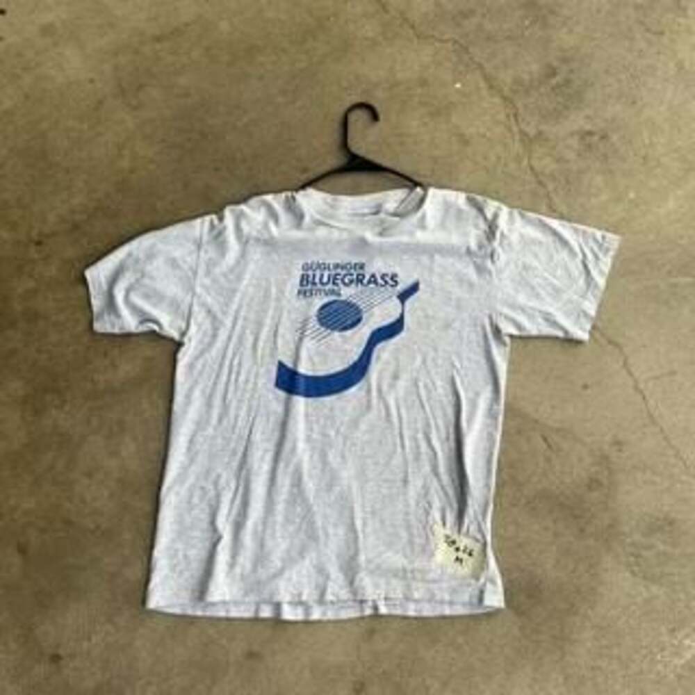 Vintage Guglinger Bluegrass Festival Guitar Graphic T-Shirt M